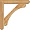 Ekena Millwork Legacy Craftsman Rough Sawn Bracket w/ Offset Brace, Western Red Cedar, 8"W x 46"D x 46"H BKT0806X46X46LEC04RWR - alternate 3